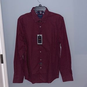 Denim & Flower Button Up